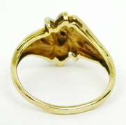 Vintage 10K Pinkie Ring with Diamond