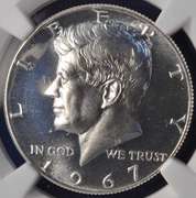Lot Of 3 SMS Kennedy Half Dollars Graded By NGC MS66-MS67