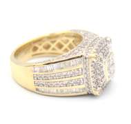 Sparkling Yellow Gold Diamond Ring