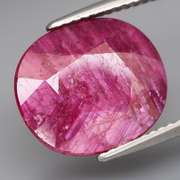 Stunning 7.72ct pinkish red unheated Ruby