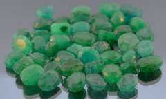 Heavy 307ct collection of Emeralds