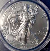 2016 American Silver Eagle PCGS MS70 30th Anniversary