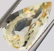 Amazing 4.42ct 15mm platinum blonde Beryl