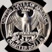 1961 Proof Washington Quarter NGC PF68 CAMEO