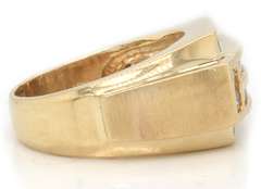 Masterpiece Yellow Gold Baguette and RBC Diamond Ring