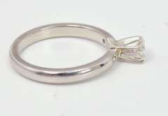 Delicate Diamond Ring in 14K White Gold