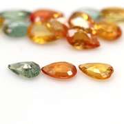 Brilliant hues! Heated only! 7.92ct Sapphire set