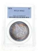 MS62 1879 Morgan Silver Dollar - Graded PCGS