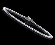 14KT White Gold 1.15ctw Diamond Bracelet
