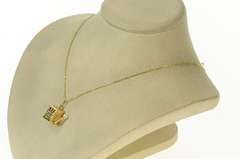 14K Yellow Gold Articulated Pearl Slot Machine Vegas Charm/Pendant