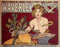 Alphonse Mucha Waverley Cycles
