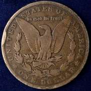 1882-CC Morgan Silver Dollar Circulated.