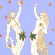 Adam and Eve Erte (1892-1990) Adam and Eve