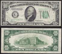 $10 1934-C FRN One of the early small size notes.