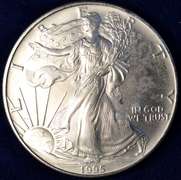 1995 American Silver Eagle.