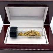 Dense Nuggets of Pure Gold in Vial