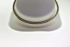 Sterling Silver Thin Initial Cuff Bracelet