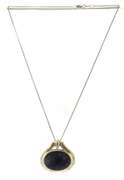Sterling Silver Lapis Necklace