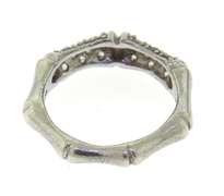 Sterling Silver Byzantine Bracelet and CZ Ring