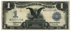 Nice 1899 Series Large Size $1 Black Eagle Silver Cert