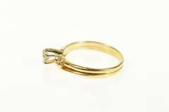 14K Yellow Gold 0.21 Ct Diamond Engagement Bridal Set Ring