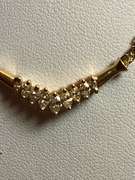 LADIES 14K GOLD AND DIAMOND NECKLACE