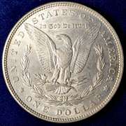 2 1884 Morgan Silver Dollars P & O Mint Marks. About Uncirculated.