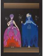 VERY RARE HAND SIGNED ERTE LIMITED EDITION, EVENING NIGHT 1985 ERTE EVENING NIGHT