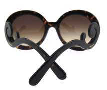 Prada Brown Round Sunglasses