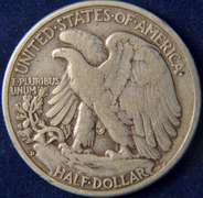 Lot Of 2 Walking Liberty Half Dollars, 1938-D & 1919.