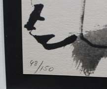 VERY RARE LIMITED EDITION PABLO PICASSO. BULLFIGHTER  (13.7.59 III) 1961  PICASSO UNTITLED (13.7.59 III)