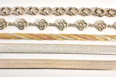 Great Group of 5 Sterling Bracelets