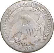 1825 Capped Bust Half Dollar - D.1/A