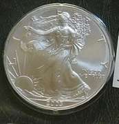 2003 Silver Eagle Cert Unc, Littleton