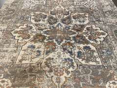 GORGEOUS VINTAGE REPRO DESIGN RUG 6x8