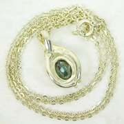 Sterling Silver Mystic Topaz Necklace
