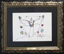 PETER MAX COSMIC ANGEL  MAX COSMIC ANGEL