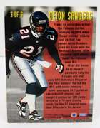 Deion Sanders 1994 Fleer Rookie Football Card