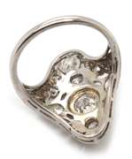 Antique Euro Cut Diamond Filagree Ring