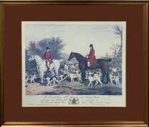 R. Davis Hunting Print