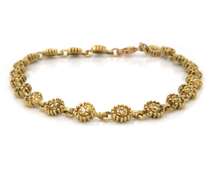 Precious 18kt YG Sunburst Diamond Bracelet