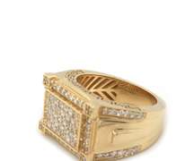 Enchanting 10kt Yellow Gold Cluster Ring