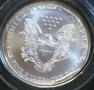 2003 Silver Eagle Cert Unc, Littleton