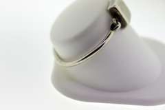 Sterling Silver Thin Initial Cuff Bracelet