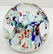 Vintage Mazerski Art Glass Paperweight