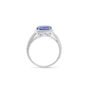 14KT White Gold 1.75ct Tanzanite and Diamond Ring