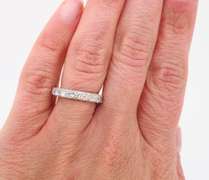 Diamond Eternity Band Made in Platinum