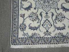 Authentic w/Silk Persian Nain 9.5x2.8