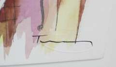 ITZCHAK TARKAY ORIGINAL WATERCOLOR HAND SIGNED  TARKAY UNTITLED