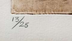 Vintage Limited-Edition Etching